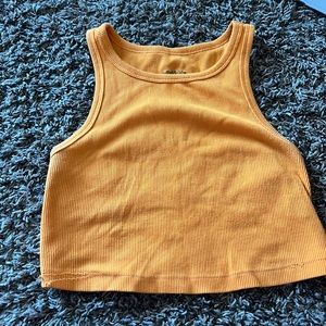 Wild Fable orange halter crop top, pre-owned/worn